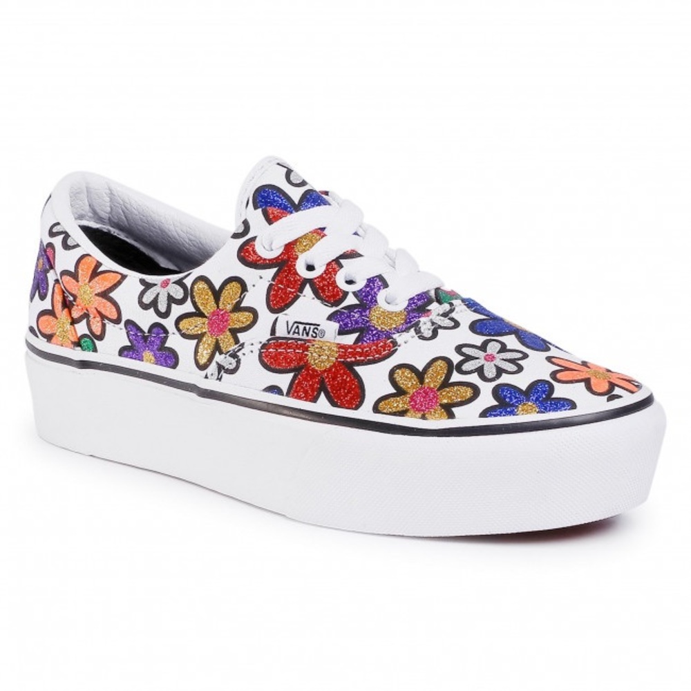 Vans Era platform in ‘glitter daisy’